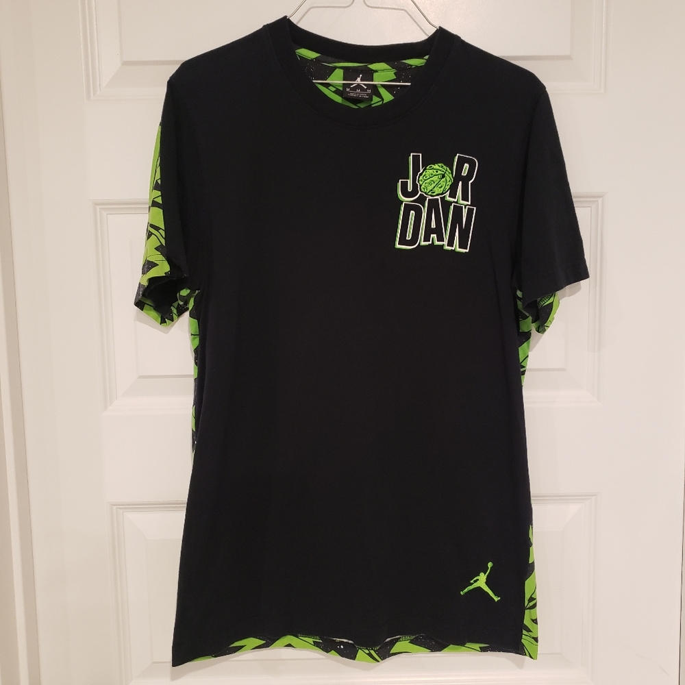 Jordan 2015 Black/Green Tee